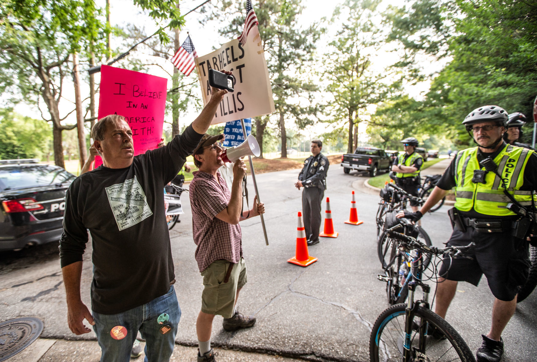 Pence Protest